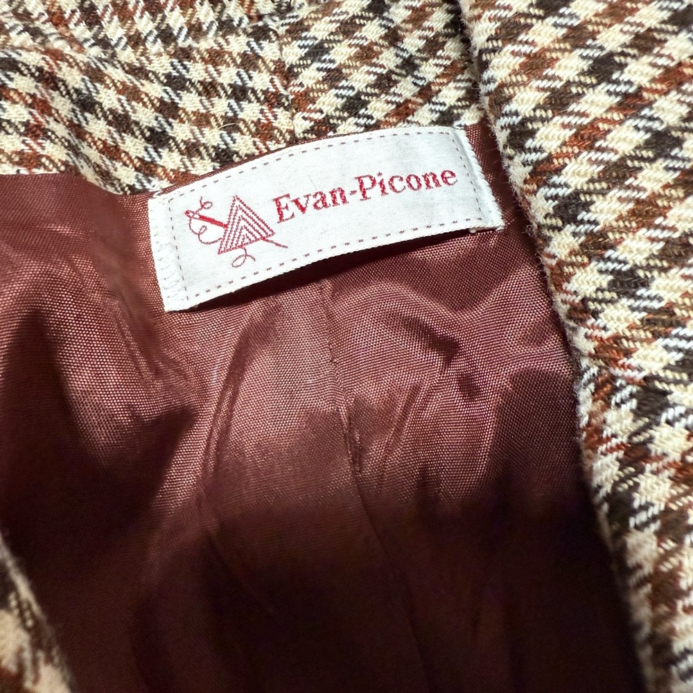 Vintage Evan Picone Women's Houndstooth Blazer and Pant Set - Picture 10 of 16